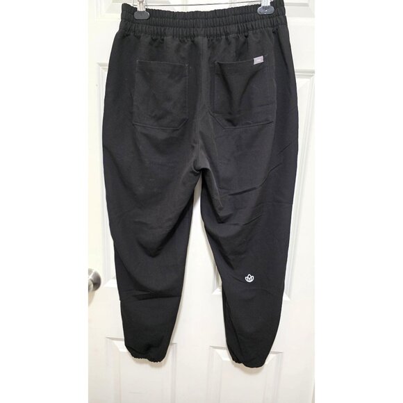 Figs Women's Black Technical Collection Jogger-Style Scrub Pants L/P - Picture 4 of 6